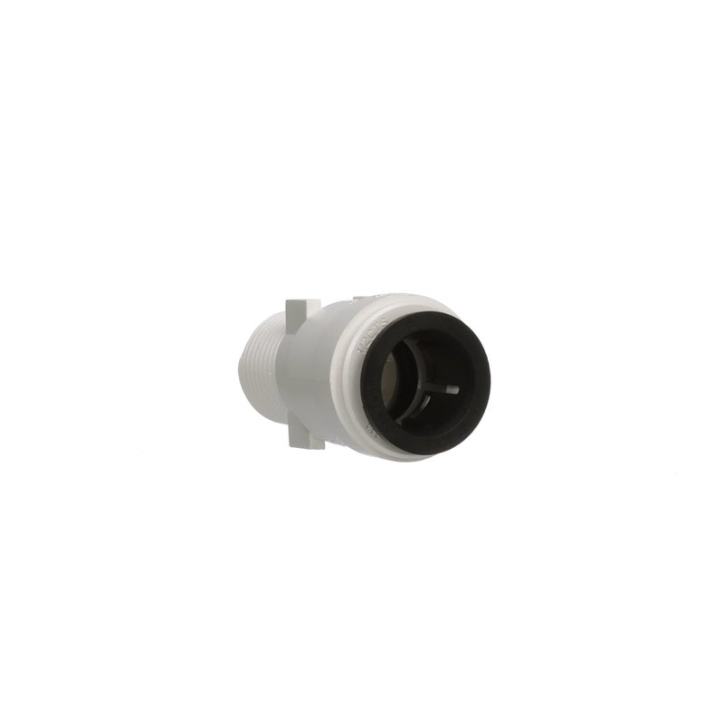 Watts 3501-1008 AquaLock Plastic Series, 1/2" CTS x 1/2" NPT Off-White Lead-Free Polysulfone Male Adapter Connector, O-Ring, Quick Push-to-Connect Design, Tool-Free Installation - Image 2